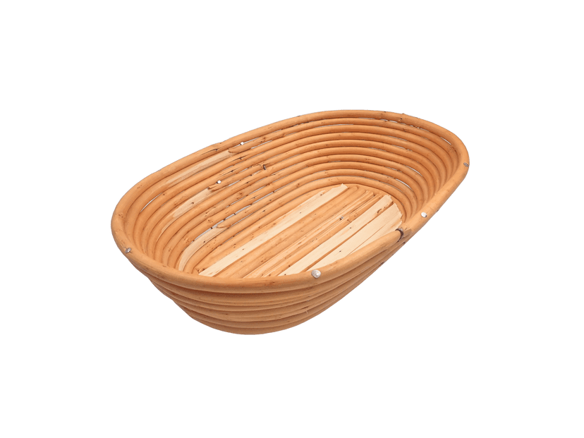 Koszyk wiklinowy owalny do wyrastania chleba 1 kg