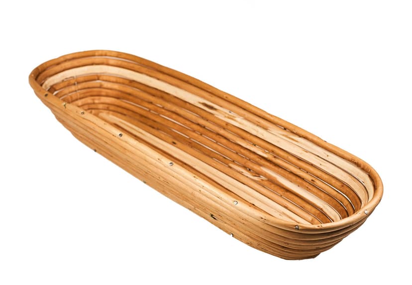 Koszyk wiklinowy podłużny do wyrastania chleba 1,8 kg