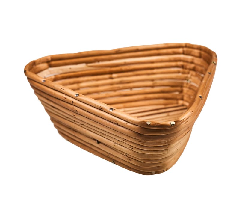Koszyk wiklinowy trójkątny do wyrastania chleba 0,8 kg