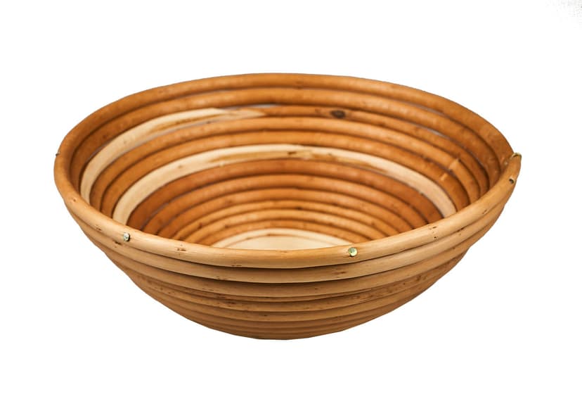 Koszyk wiklinowy okrągły do wyrastania chleba 1,2 kg
